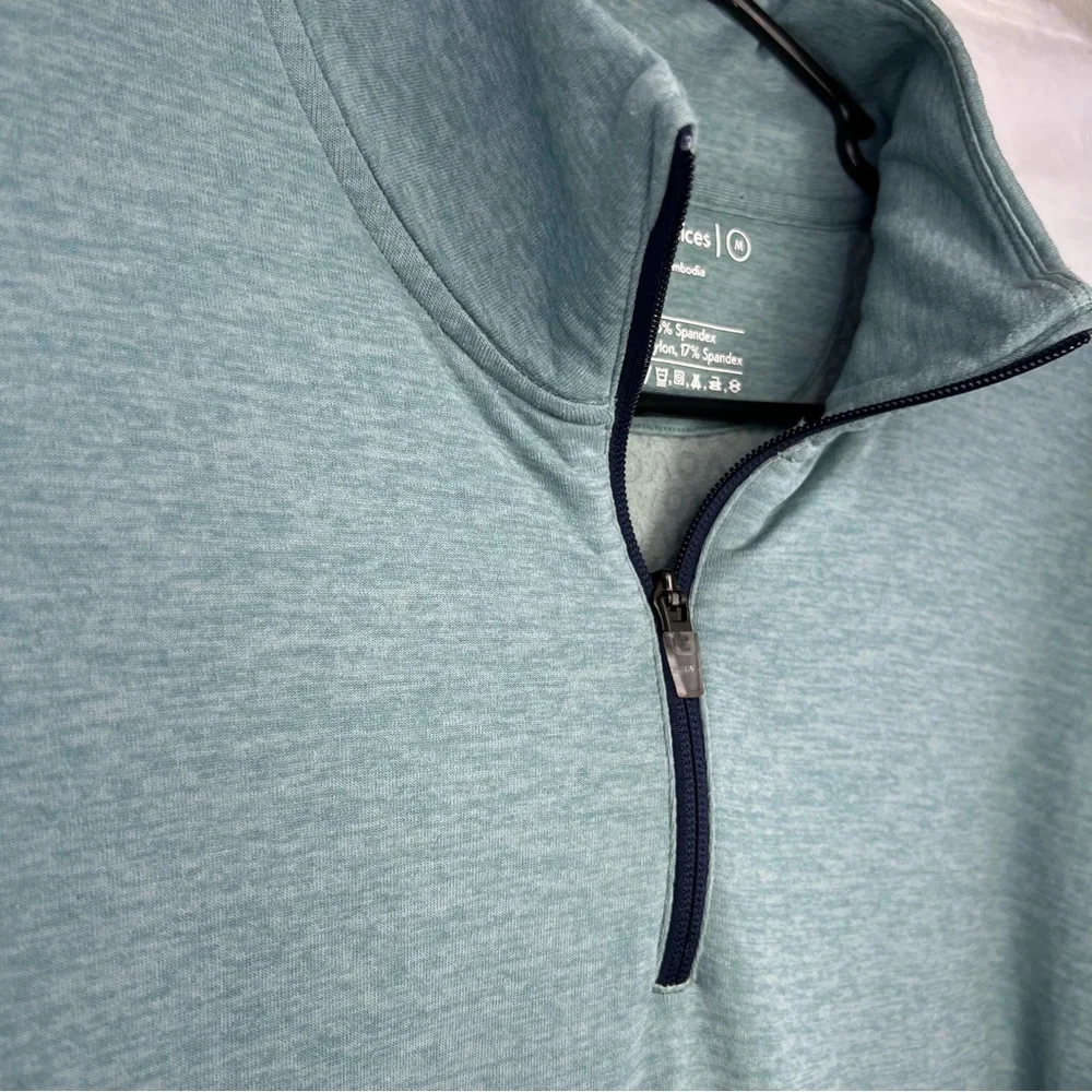 Men or Women Unisex Outdoor‎ Voices Pullover Baby Blue Zip with Pockets Soft Med